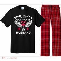 Emotional Support Husband Do Not Pet Pajama Set thumb 0