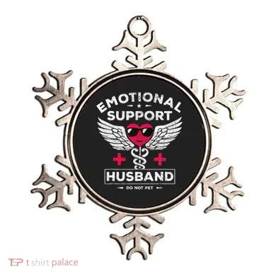 Emotional Support Husband Do Not Pet Ornament