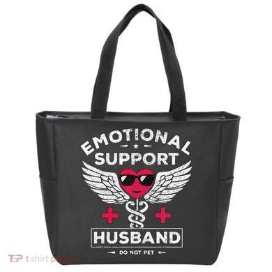 Emotional Support Husband Do Not Pet Tote Bag