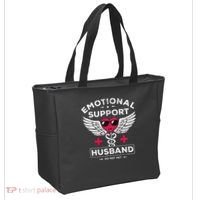 Emotional Support Husband Do Not Pet Tote Bag thumb 2