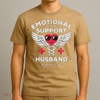 Emotional Support Husband Do Not Pet T-Shirt thumb 3