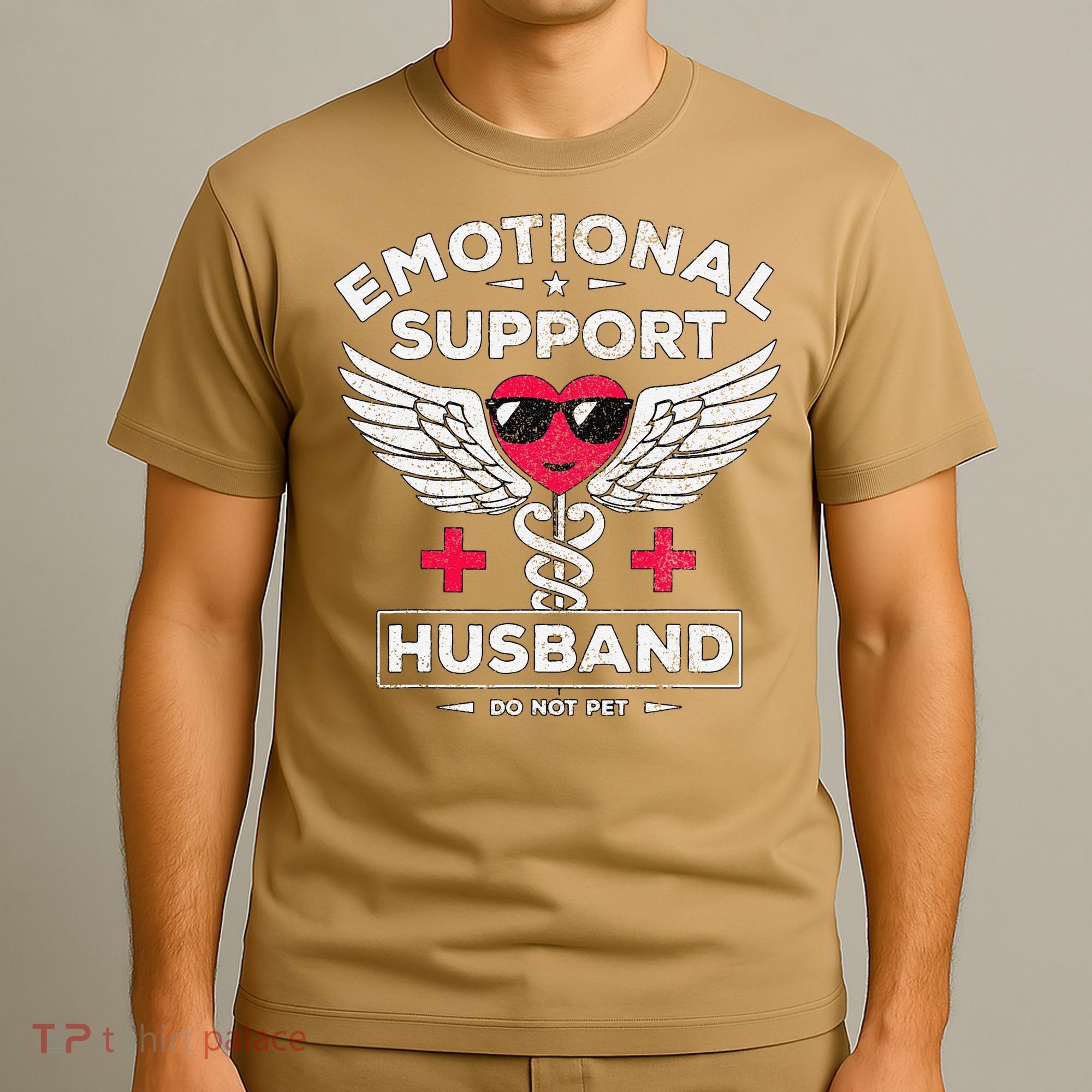 Emotional Support Husband Do Not Pet T-Shirt