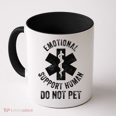 Emotional Support Husband Do Not Pet Coffee Mug