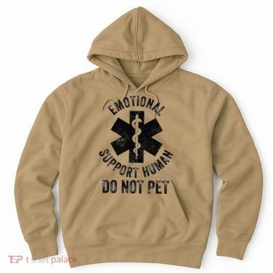 Emotional Support Husband Do Not Pet Hoodie