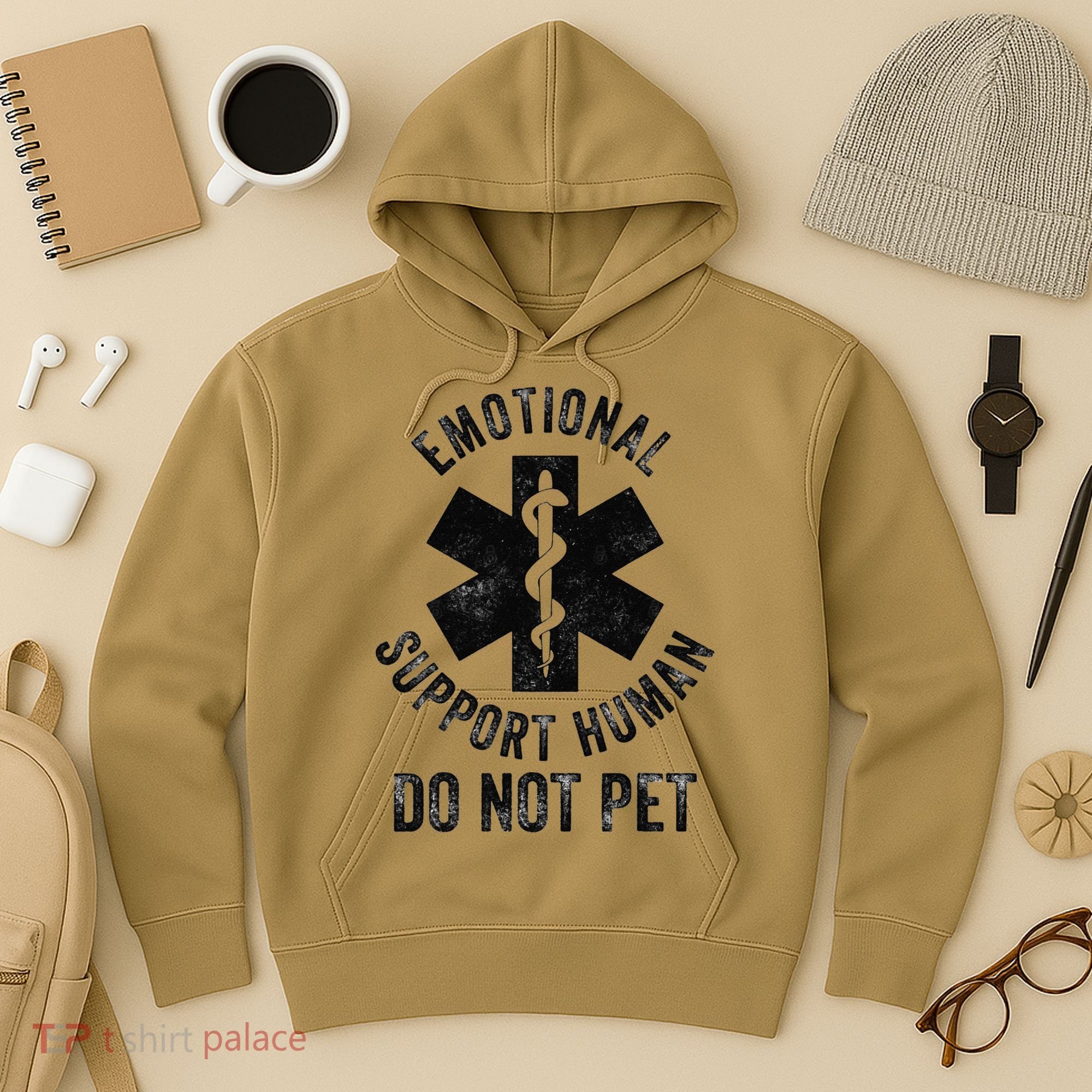 Emotional Support Husband Do Not Pet Hoodie