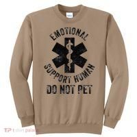 Emotional Support Husband Do Not Pet Sweatshirt thumb 0