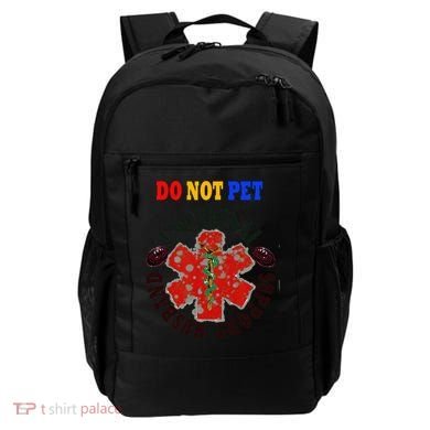 Emotional Support Husband Do Not Pet Backpack