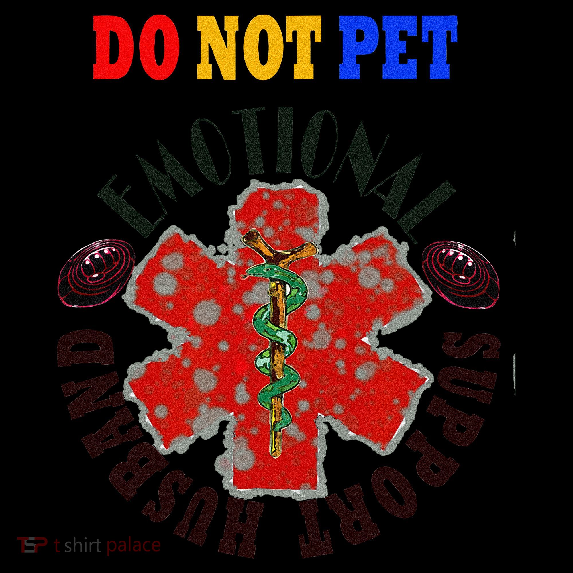 Emotional Support Husband Do Not Pet Backpack