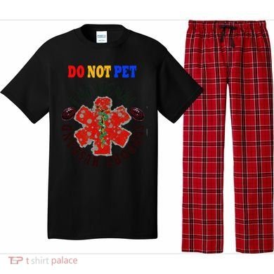 Emotional Support Husband Do Not Pet Pajama Set