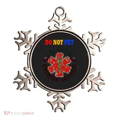 Emotional Support Husband Do Not Pet Ornament