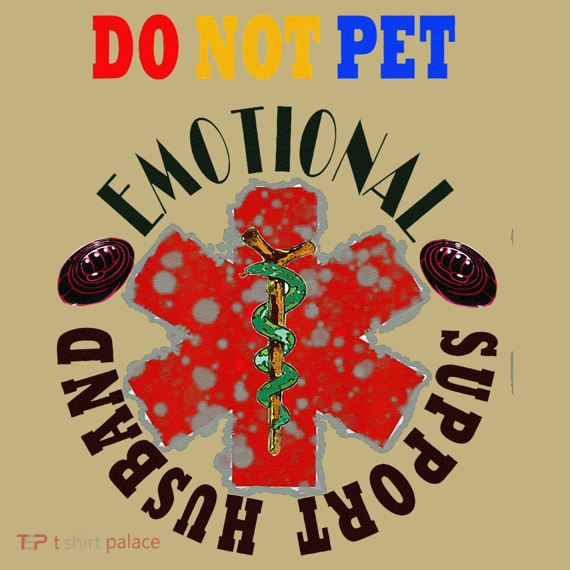 Emotional Support Husband Do Not Pet Hoodie