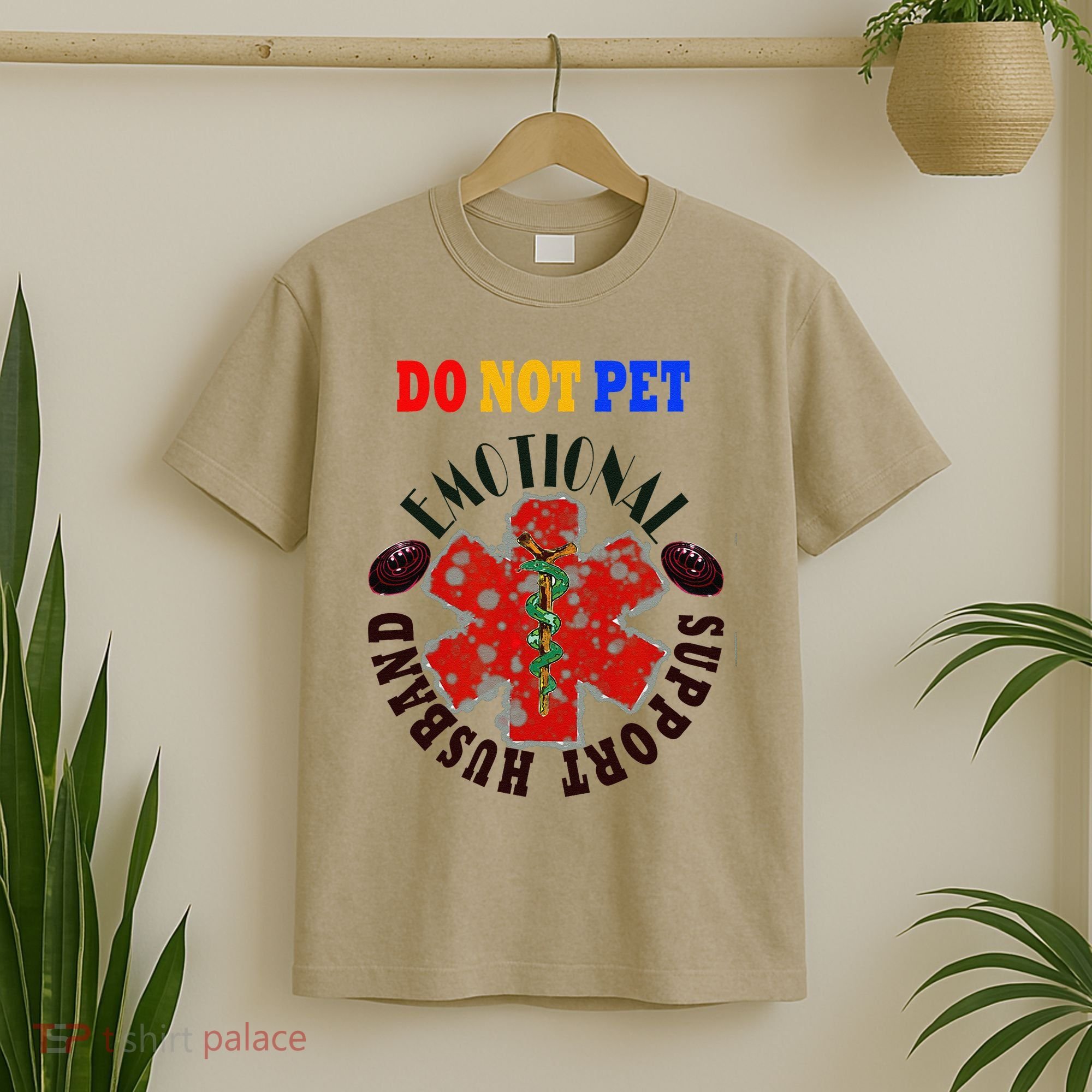 Emotional Support Husband Do Not Pet T-Shirt
