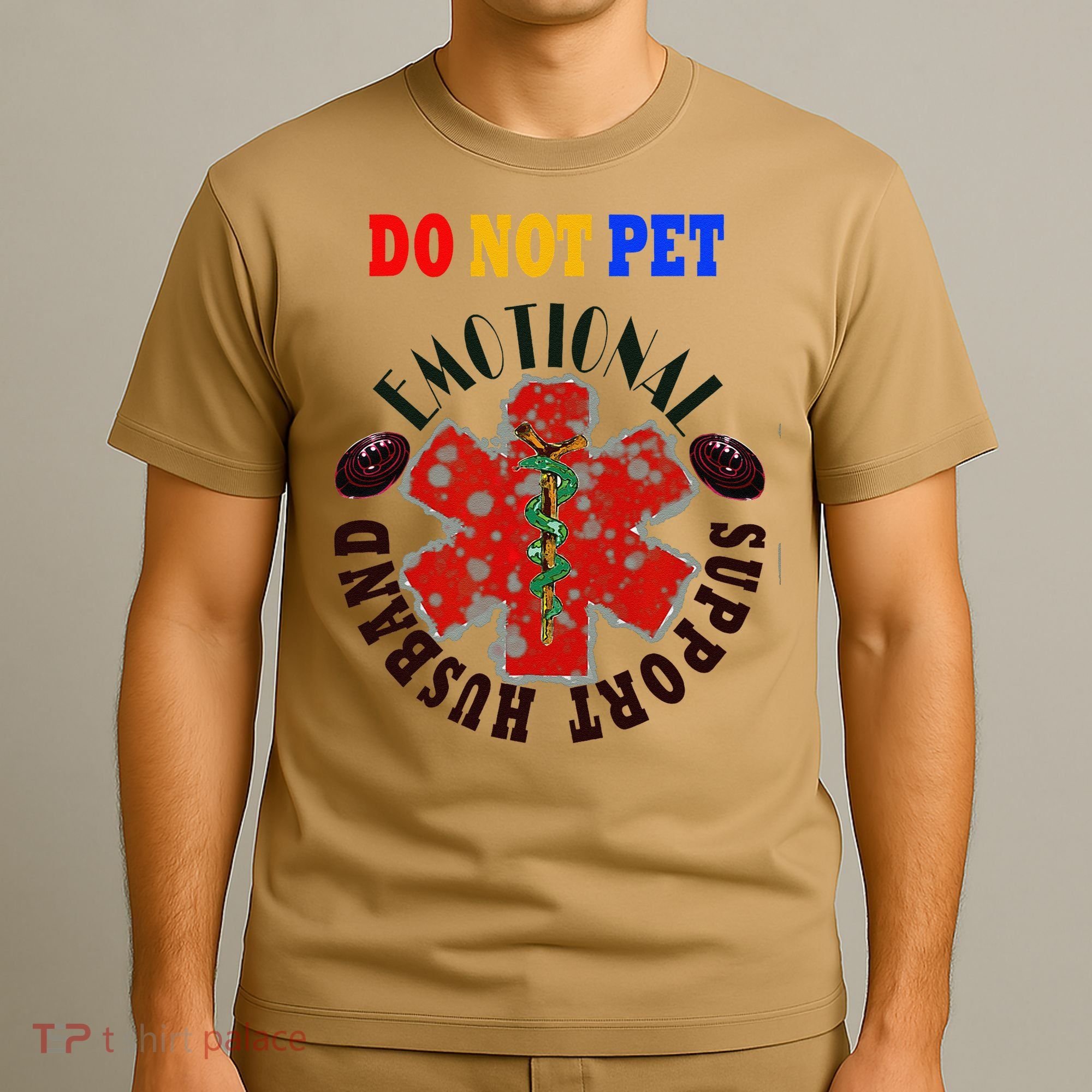 Emotional Support Husband Do Not Pet T-Shirt