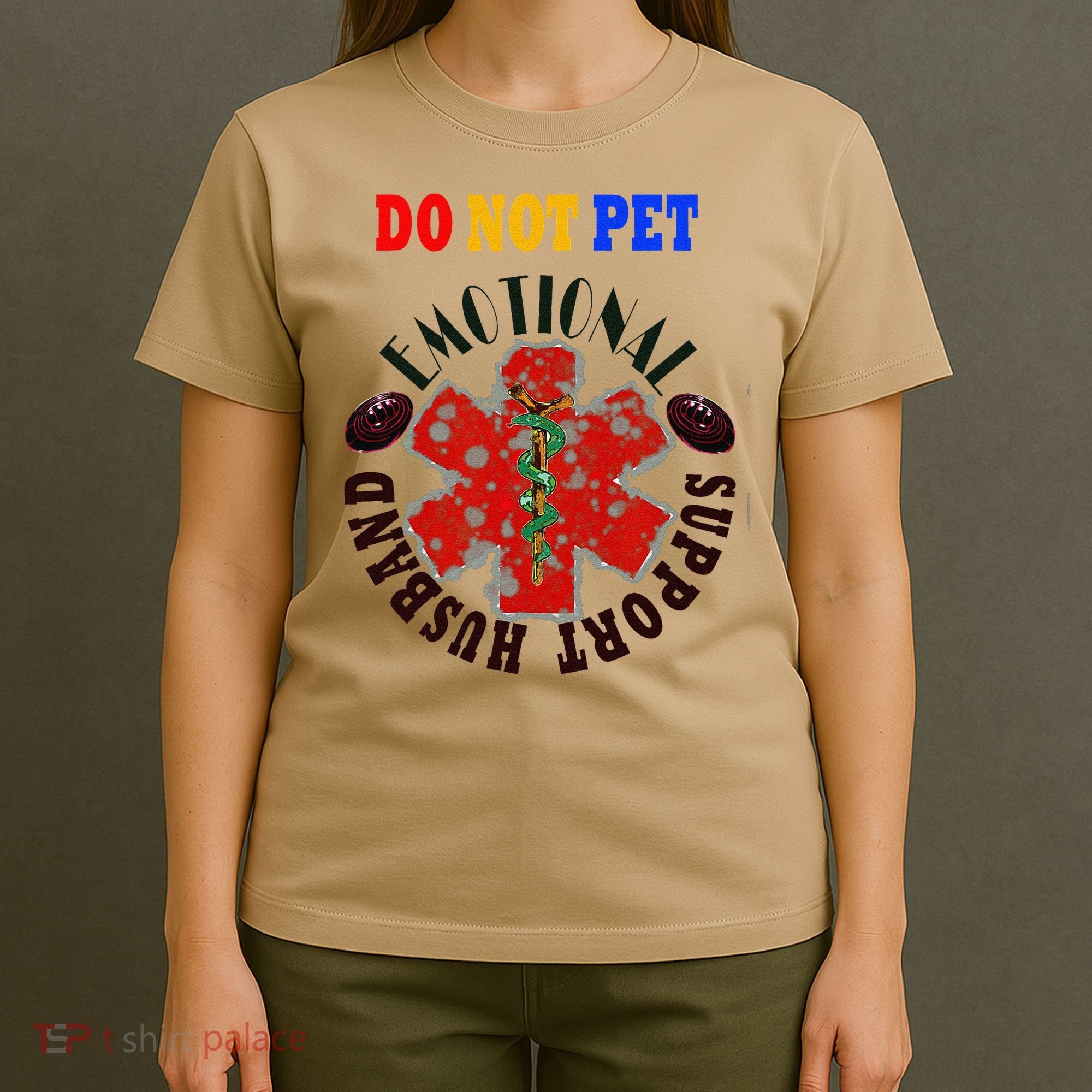 Emotional Support Husband Do Not Pet T-Shirt