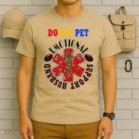 Emotional Support Husband Do Not Pet T-Shirt thumb 6
