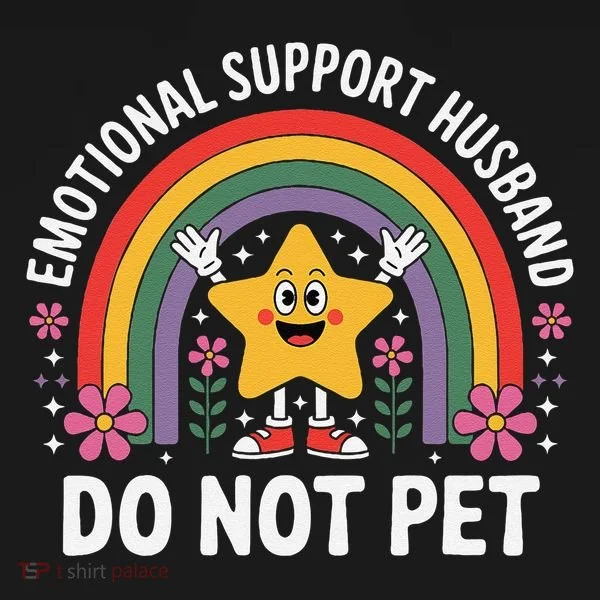 Emotional Support Husband Do Not Pet Bucket Hat