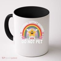 Emotional Support Husband Do Not Pet Coffee Mug thumb 0