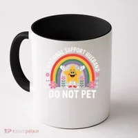 Emotional Support Husband Do Not Pet Coffee Mug thumb 0