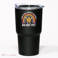 Emotional Support Husband Do Not Pet Tumbler thumb 0