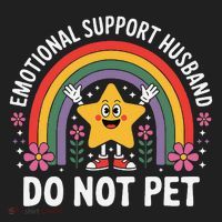 Emotional Support Husband Do Not Pet Tumbler thumb 3