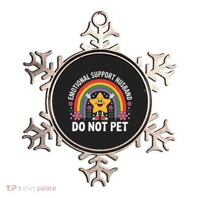 Emotional Support Husband Do Not Pet Ornament