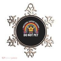 Emotional Support Husband Do Not Pet Ornament thumb 0