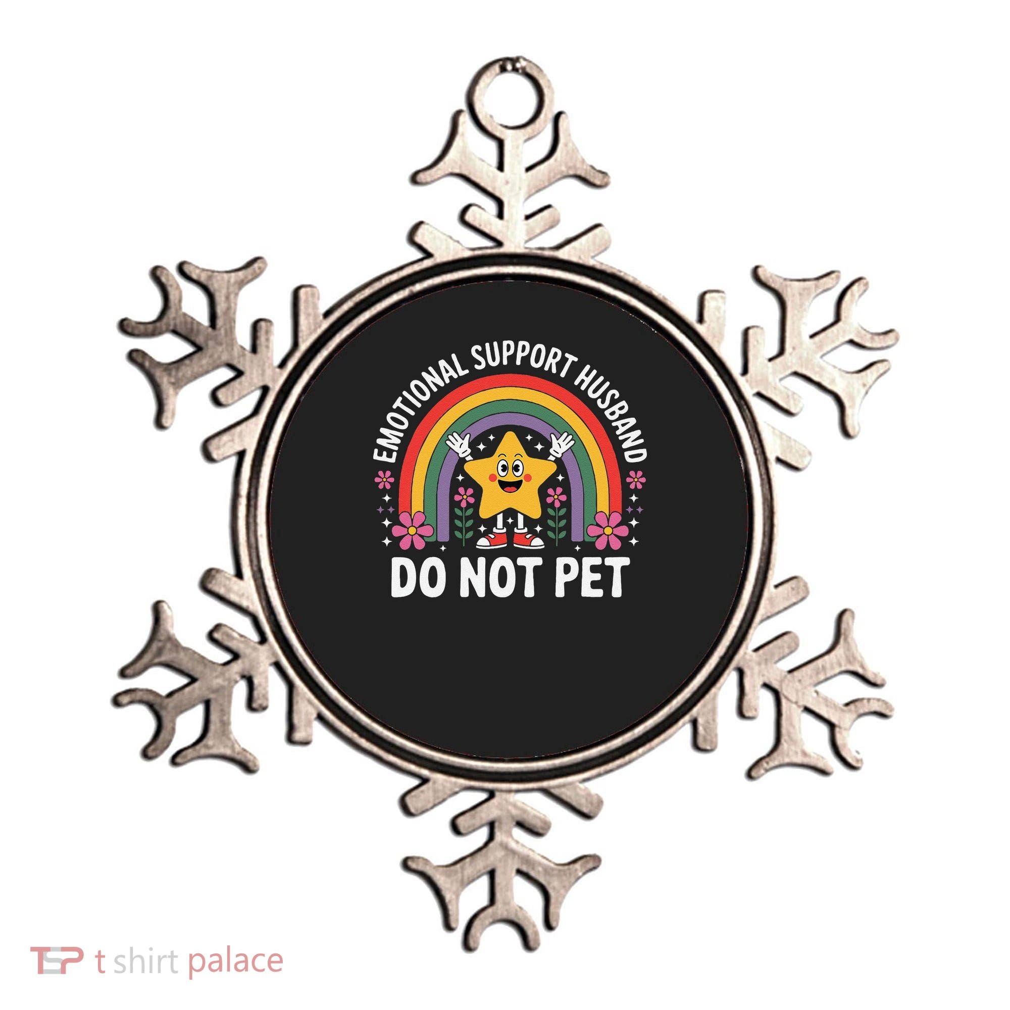 Emotional Support Husband Do Not Pet Ornament