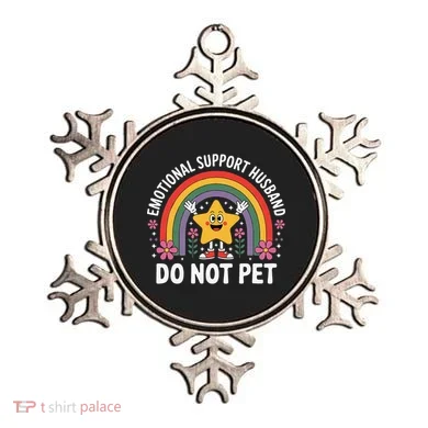Emotional Support Husband Do Not Pet Ornament