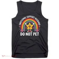 Emotional Support Husband Do Not Pet Tank Top thumb 0