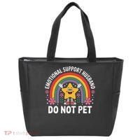 Emotional Support Husband Do Not Pet Tote Bag thumb 0