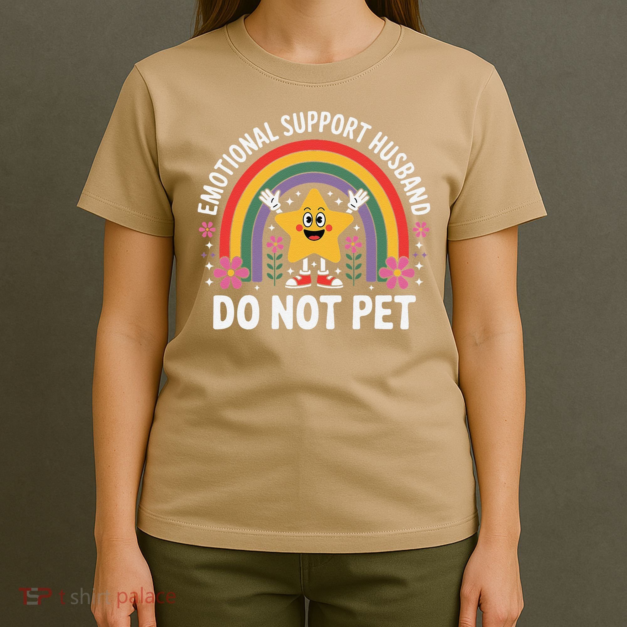 Emotional Support Husband Do Not Pet T-Shirt