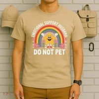 Emotional Support Husband Do Not Pet T-Shirt thumb 6
