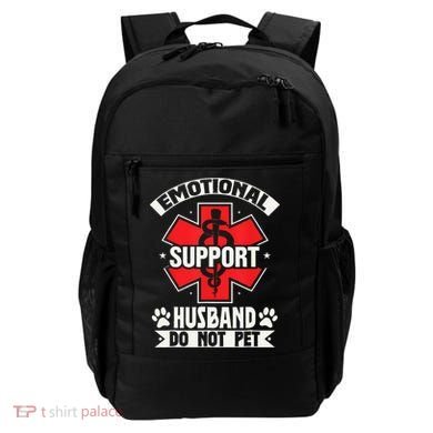 Emotional Support Husband Do Not Pet Meme Backpack