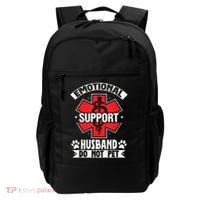 Emotional Support Husband Do Not Pet Meme Backpack thumb 0
