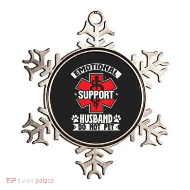 Emotional Support Husband Do Not Pet Meme Ornament