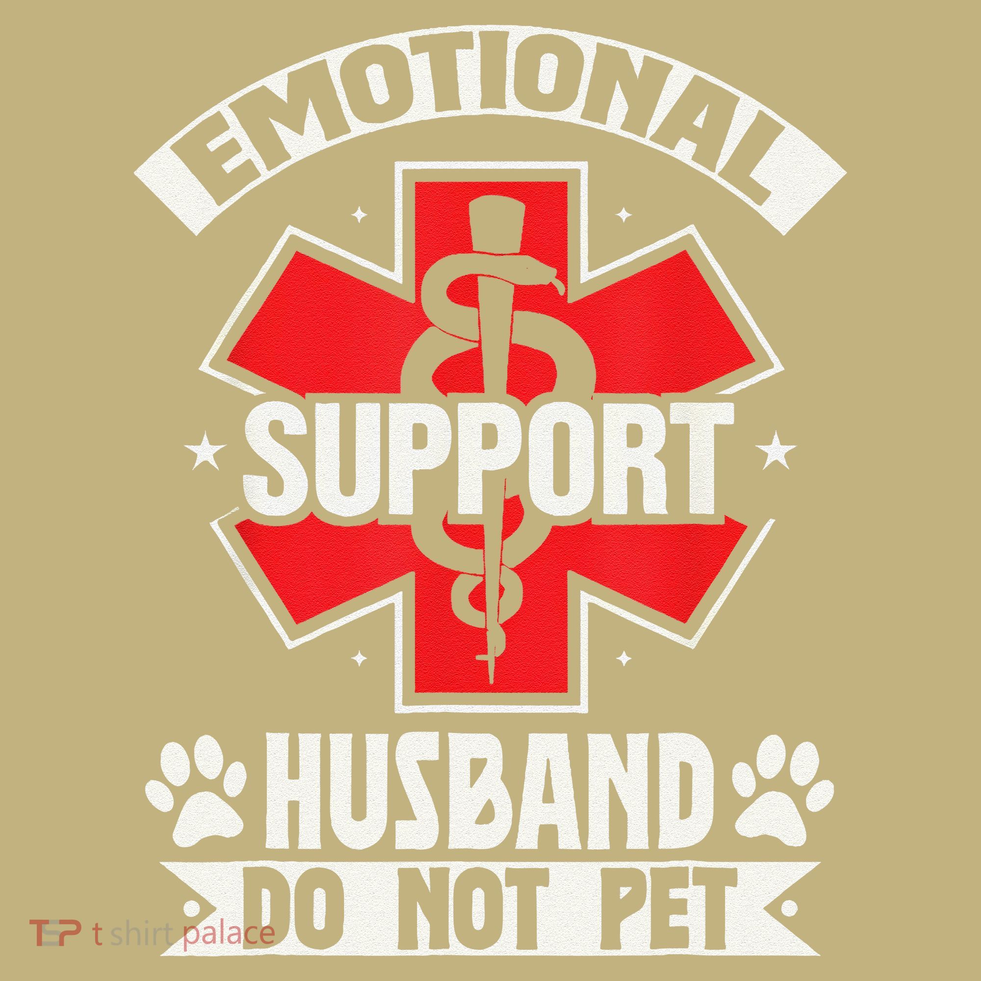 Emotional Support Husband Do Not Pet Meme Polo