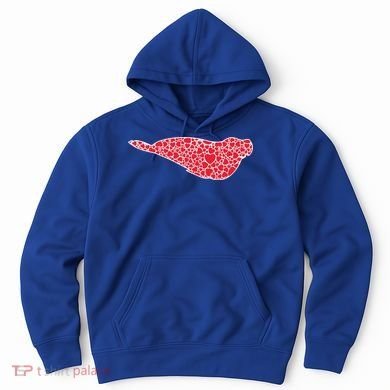 Elephant Seal Hearts Valentine's Day Pup Lover Gift Cute Gift Hoodie