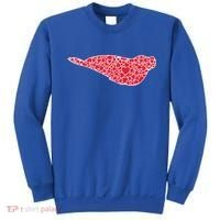 Elephant Seal Hearts Valentine's Day Pup Lover Gift Cute Gift Sweatshirt thumb 0