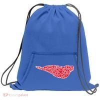 Elephant Seal Hearts Valentine's Day Pup Lover Gift Cute Gift Sweatshirt Cinch Pack Bag thumb 0