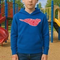 Elephant Seal Hearts Valentine's Day Pup Lover Gift Cute Gift Kids Hoodie thumb 2