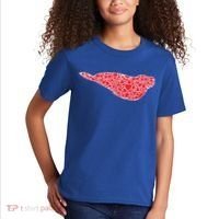 Elephant Seal Hearts Valentine's Day Pup Lover Gift Cute Gift Kids T-Shirt thumb 2