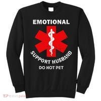 Emotional Support Husband Do Not Pet Sweatshirt thumb 0