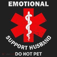 Emotional Support Husband Do Not Pet Hat thumb 2