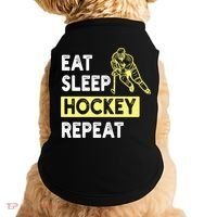 Eat Sleep Hockey Repeat Tee Gift Kids Hockey Lovers Gift Doggie Tank thumb 0