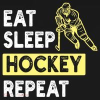 Eat Sleep Hockey Repeat Tee Gift Kids Hockey Lovers Gift Women's Hoodie thumb 2