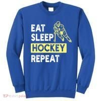 Eat Sleep Hockey Repeat Tee Gift Kids Hockey Lovers Gift Sweatshirt thumb 0