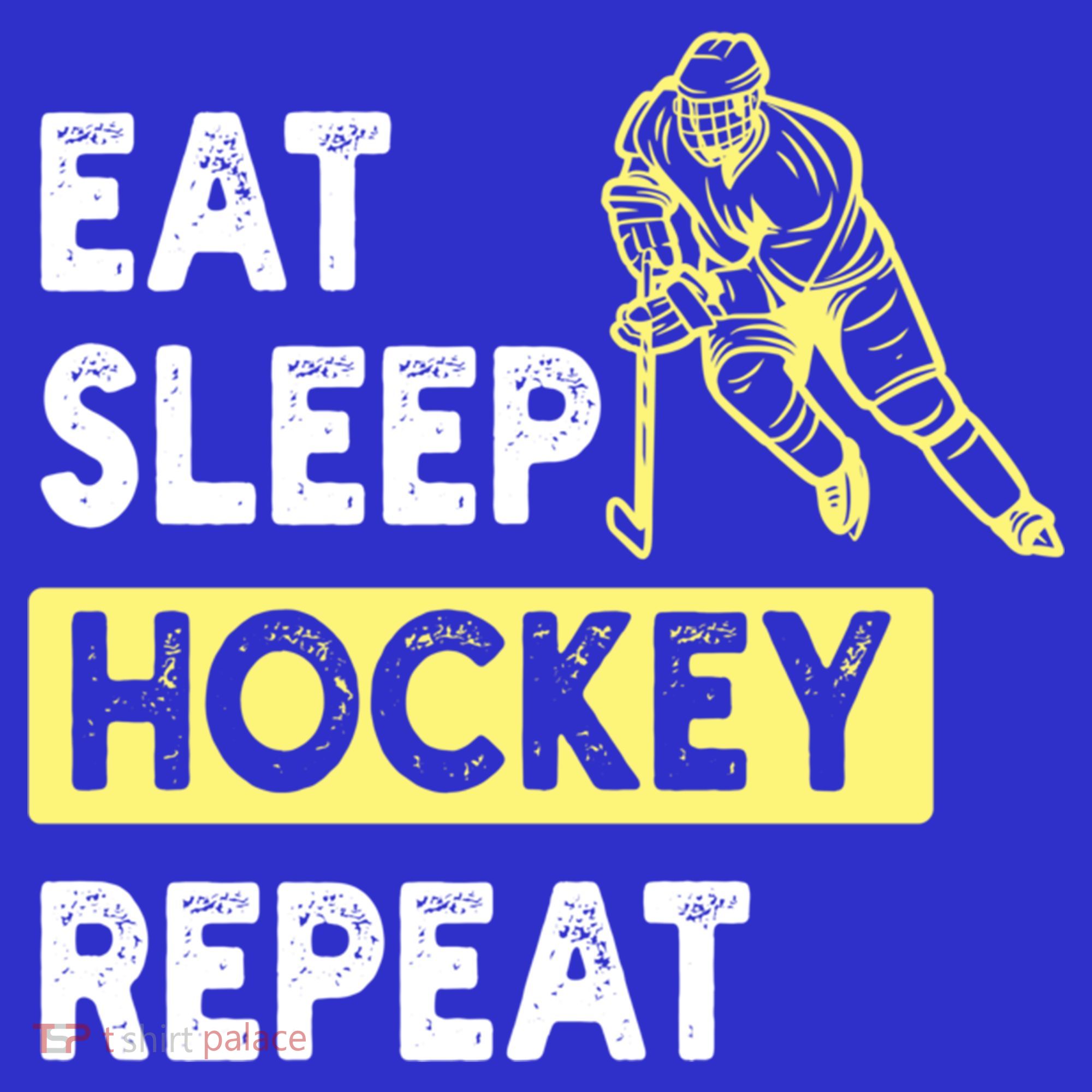 Eat Sleep Hockey Repeat Tee Gift Kids Hockey Lovers Gift Sweatshirt