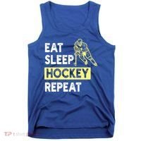 Eat Sleep Hockey Repeat Tee Gift Kids Hockey Lovers Gift Tank Top thumb 0