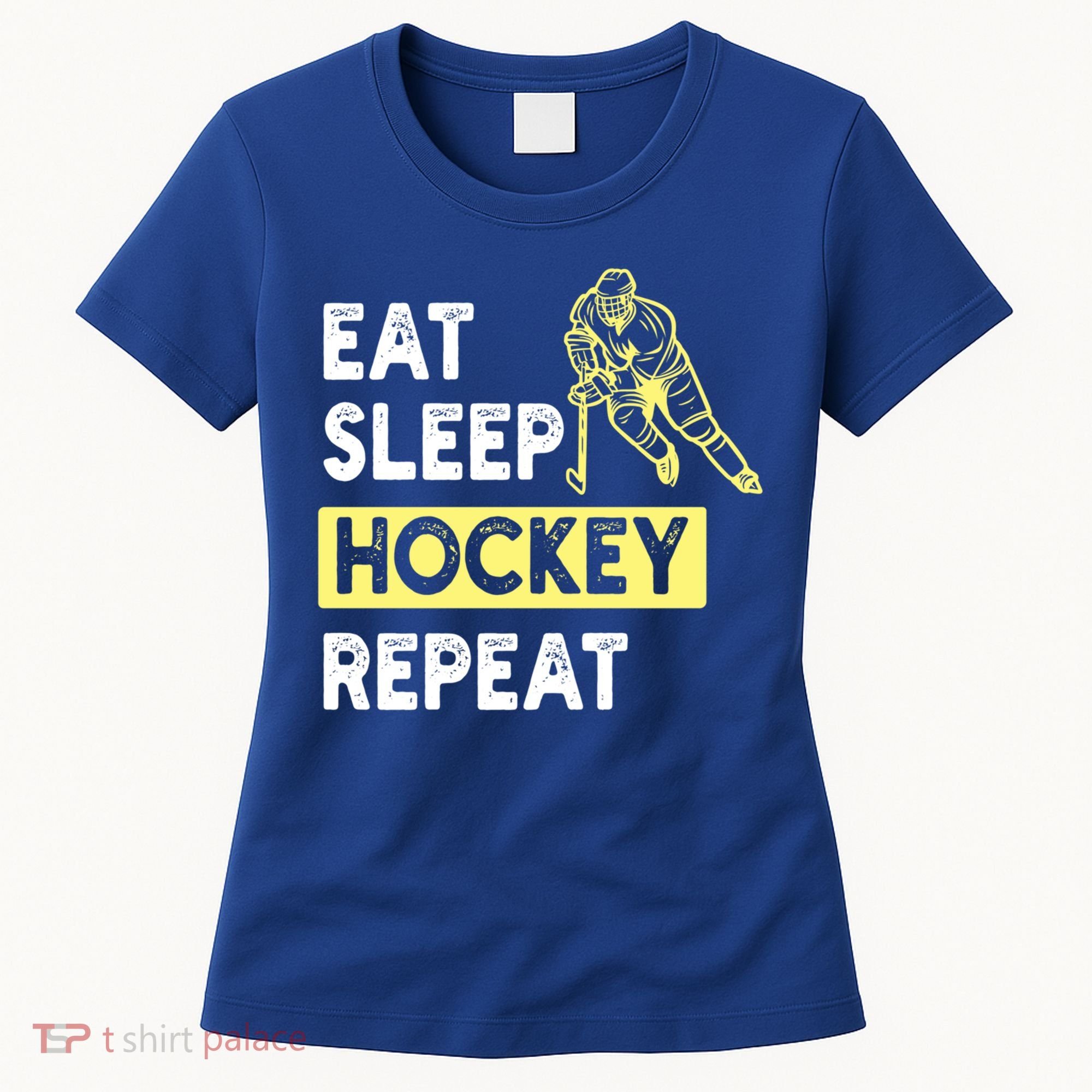 Eat Sleep Hockey Repeat Tee Gift Kids Hockey Lovers Gift Women's T-Shirt