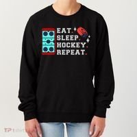 Eat Sleep Hockey Repeat Women's Sweatshirt thumb 0